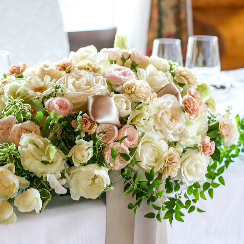 ウェディング会場装花01