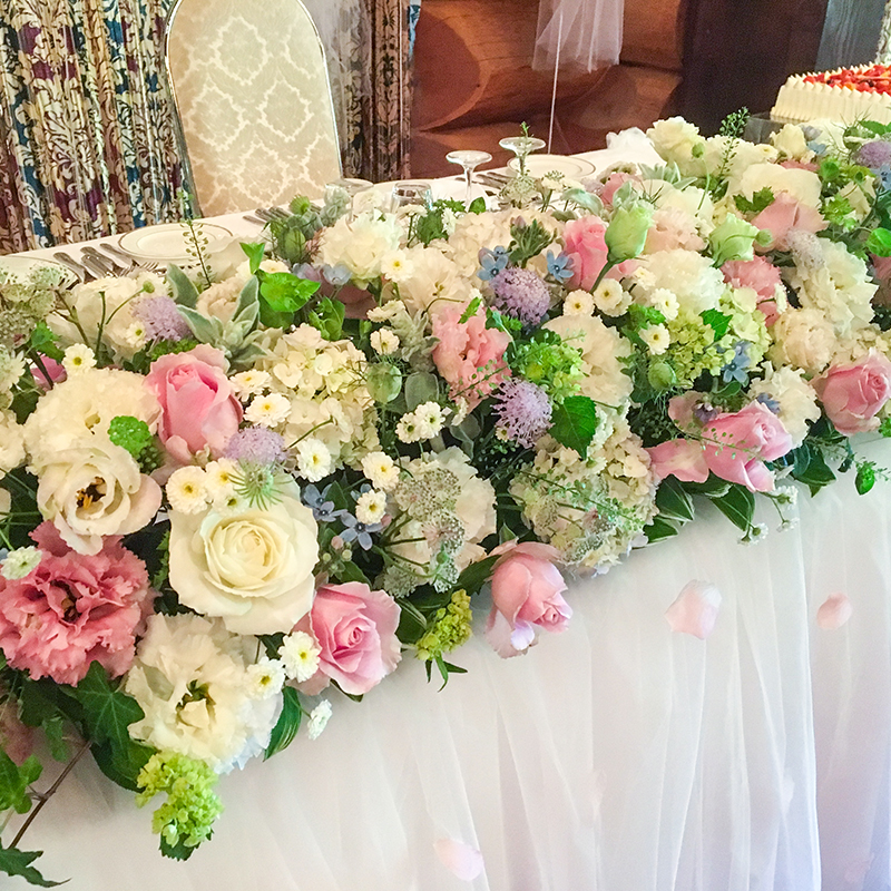 ウェディング会場装花04