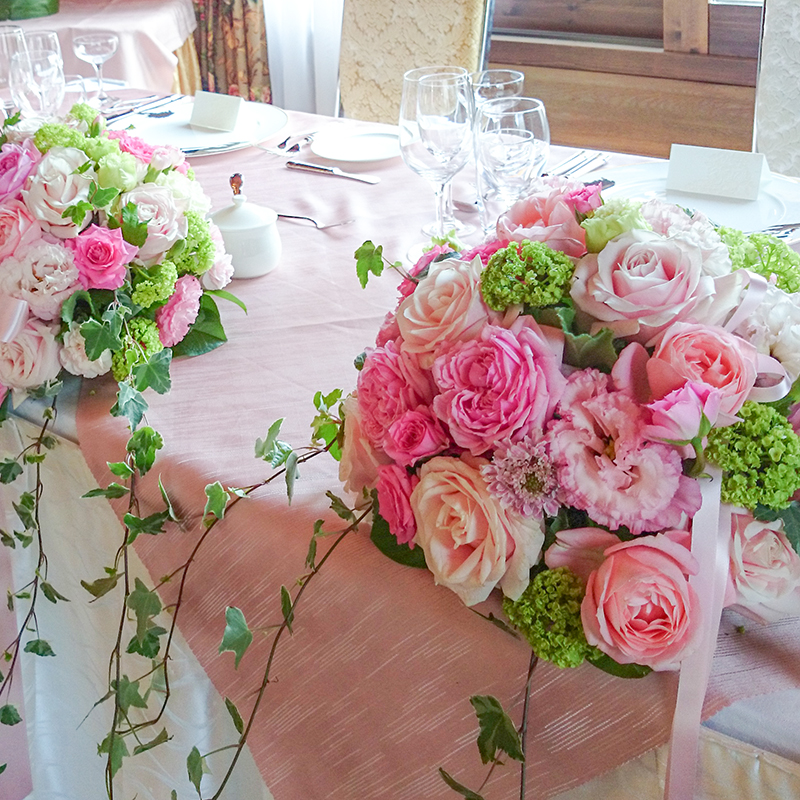 ウェディング会場装花06